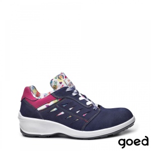 Base Kate blauw, veter half hoog, S3 SRC