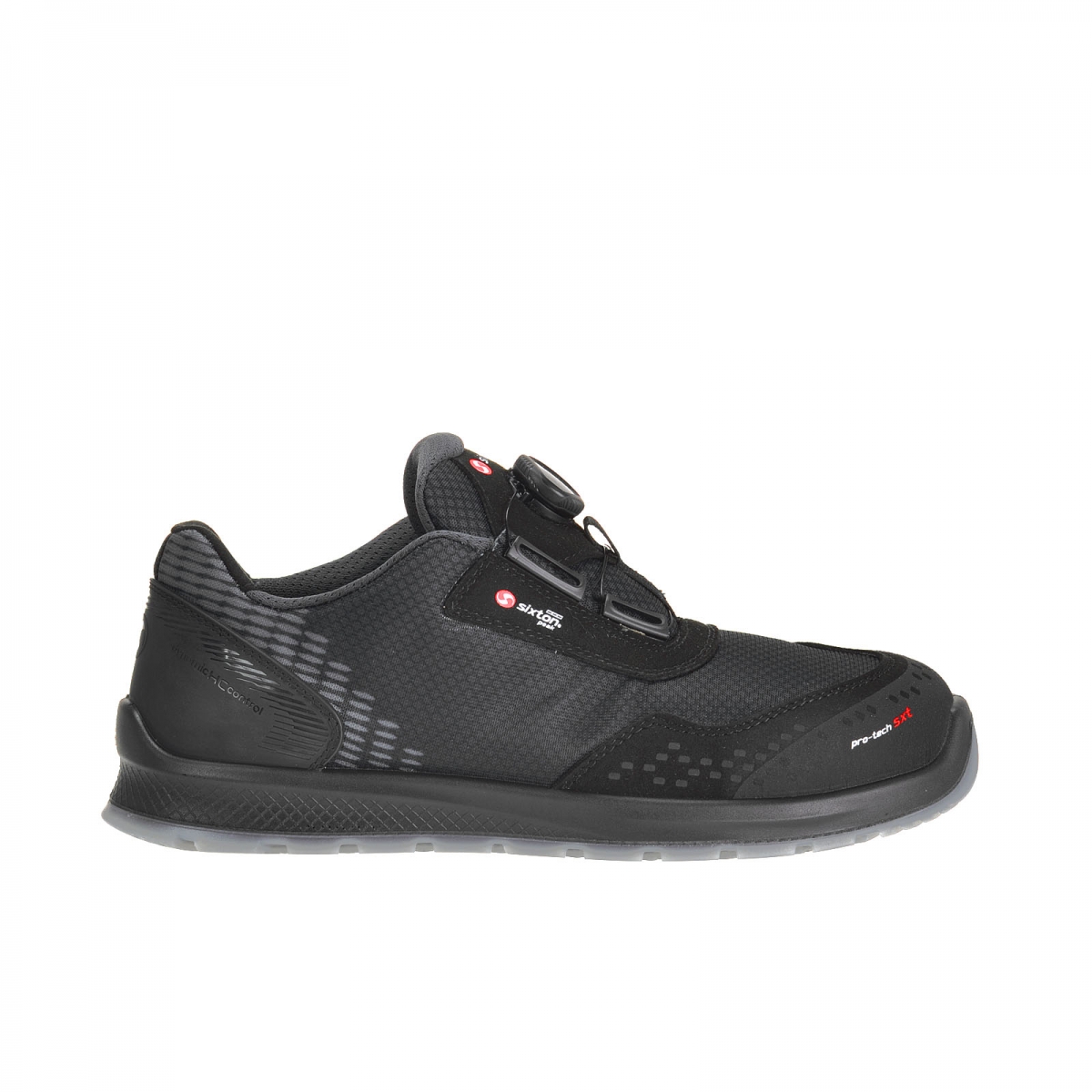 Sixton Peak Newport Boa Zwart, Boa sluiting laag, S3, ESD