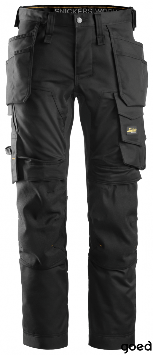 6241 Stretch Werkbroek met Holsterzakken Zwart