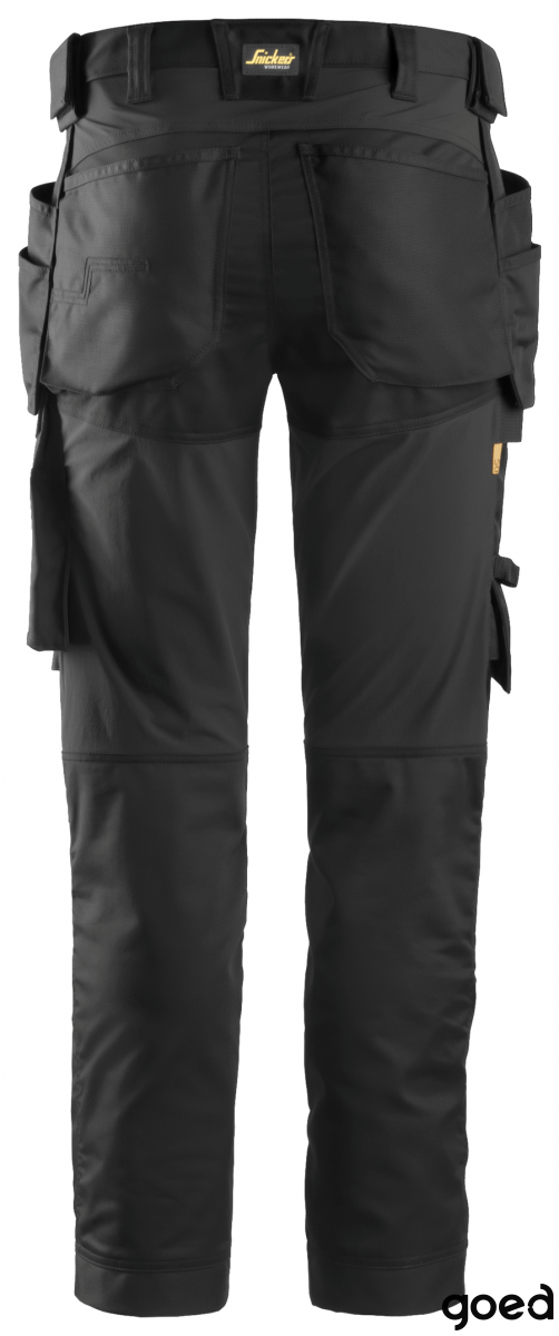 6241 Stretch Werkbroek met Holsterzakken Zwart